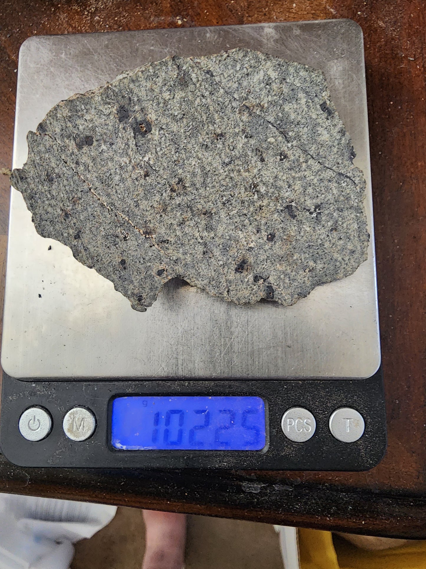 102.25 gram nwa 13187 shergottite end piece